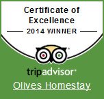 Olives Resort Tripadvisor - Winner 2014
